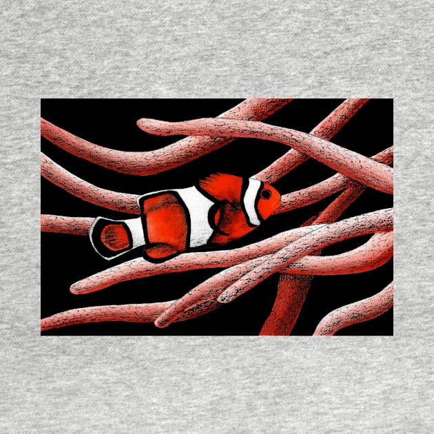 Clownfish and anemone by lorendowding